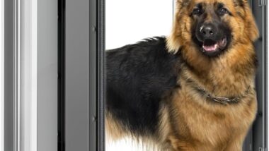 Aluminum Large Dog Door for Exterior - Best Automatic Pet Doors : Reviews + Buying Guide