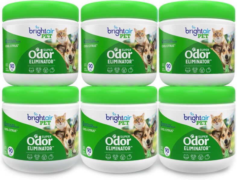 Bright Air Solid Pet Odor Eliminator, - Best Pet Odor Eliminators : Reviews + Buying Guide