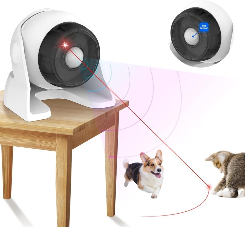 2 in 1 Motion Activated and Automatic - Best pet laser toys : Reviews + Buying Guide