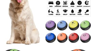 Dog Buttons for Communication, 8 Pcs Dog - Best pet communication devices : Reviews + Buying Guide