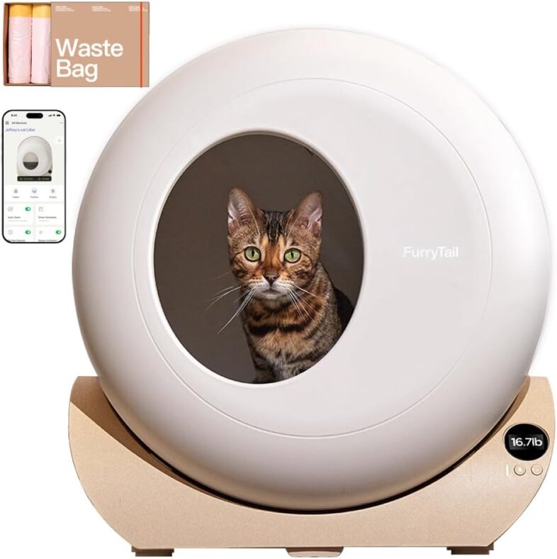 Self Cleaning Litter Box with APP - - Best Self-Cleaning Litter Boxes : Reviews + Buying Guide